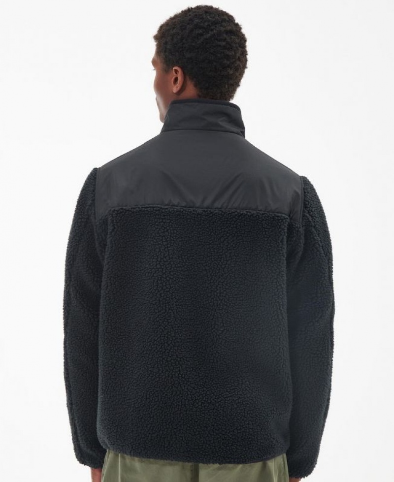 Black Men Barbour Hobson Fleece | US-1408QGAFL