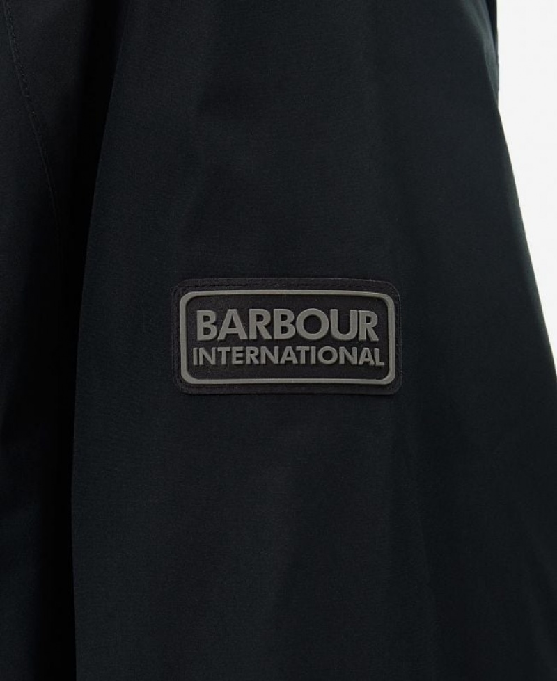 Black Men Barbour International Abbots Waterproof Jacket | US-3605JNVMH