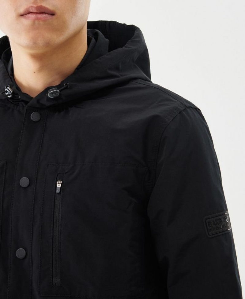 Black Men Barbour International Amped Overshirt | US-1742TBGMN