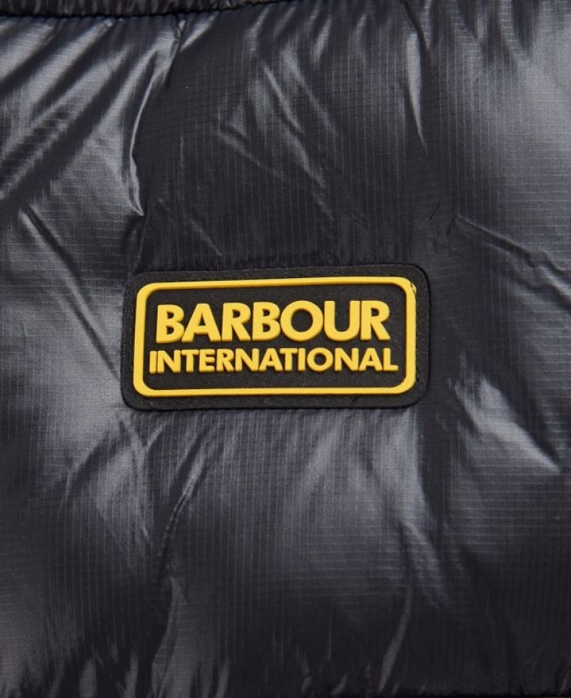 Black Men Barbour International Balfour Vest | US-4198QUWIA