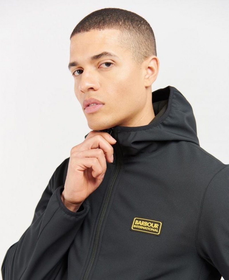 Black Men Barbour International Coldwell Softshell Fleece | US-3694SUFZP