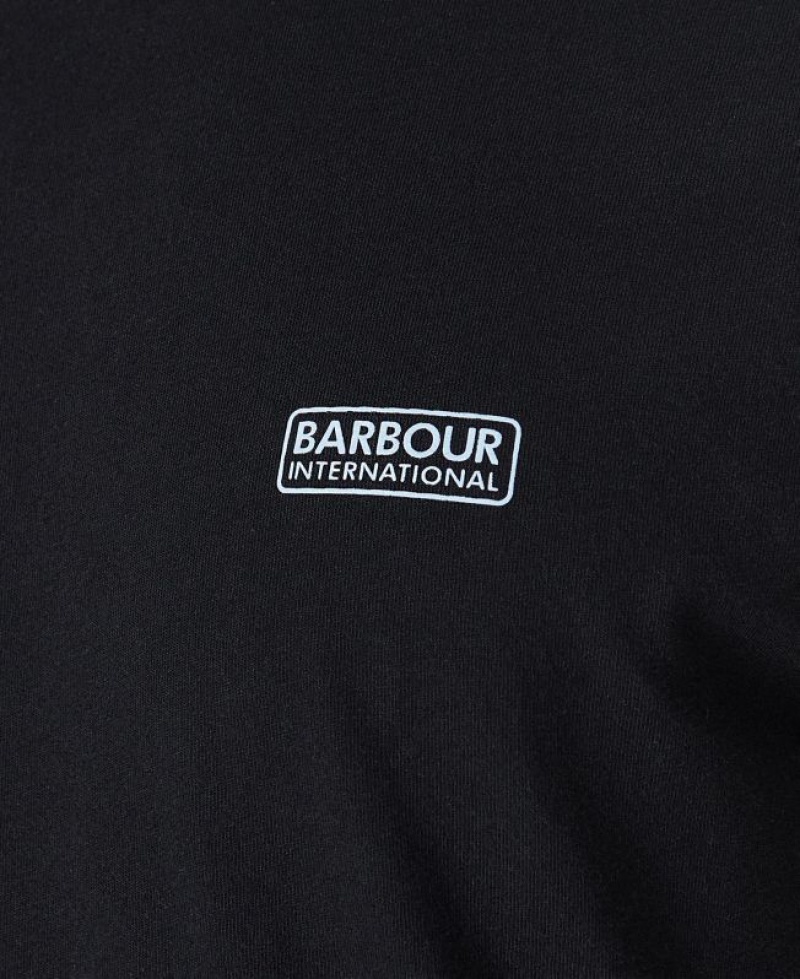 Black Men Barbour International Darley T-Shirts | US-9054ZRCAH