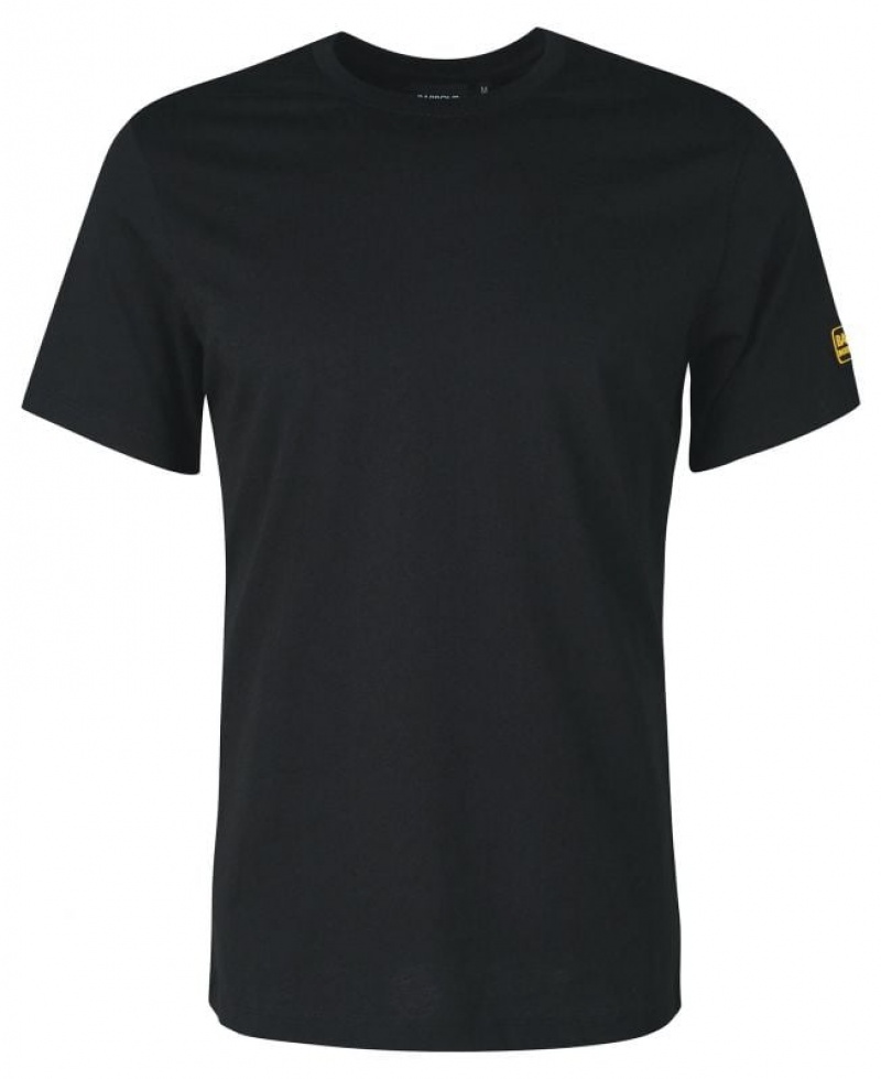 Black Men Barbour International Deviser T-Shirts | US-9157UFNXM