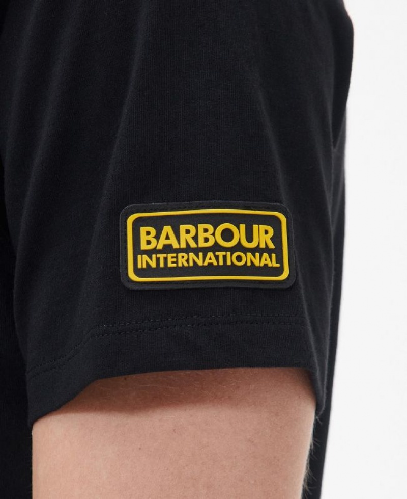 Black Men Barbour International Deviser T-Shirts | US-9157UFNXM