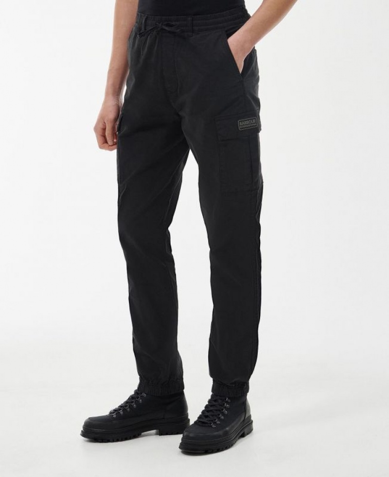 Black Men Barbour International Form Pants | US-3908NHKSA