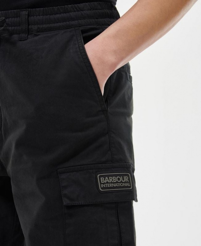 Black Men Barbour International Form Pants | US-3908NHKSA