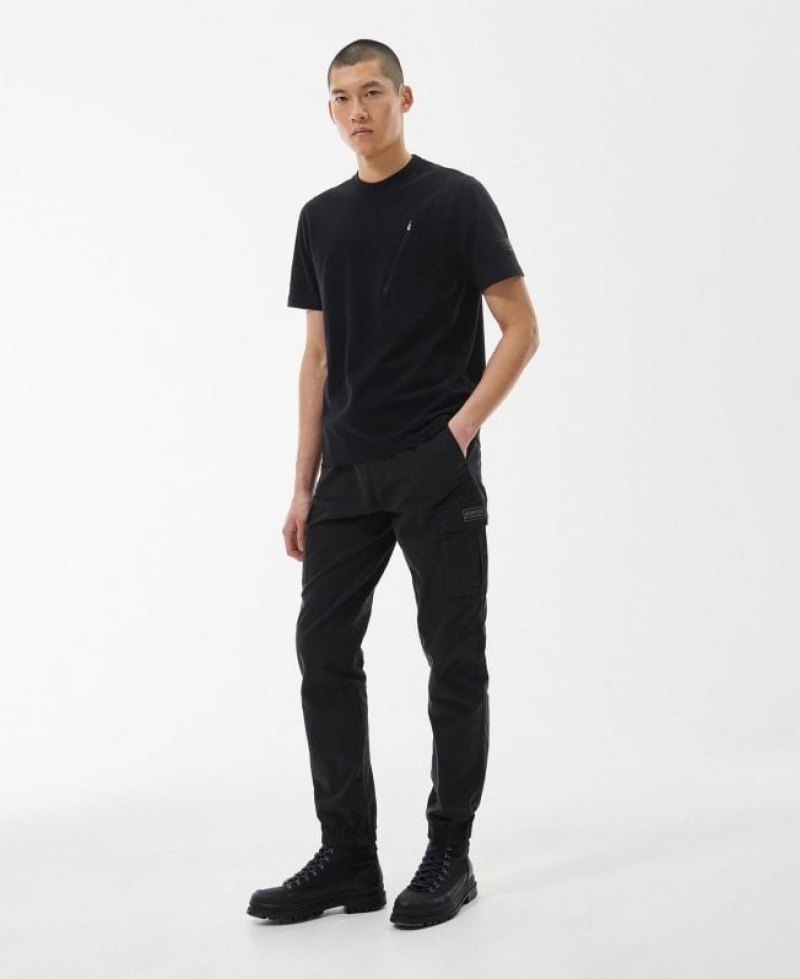 Black Men Barbour International Form Pants | US-3908NHKSA