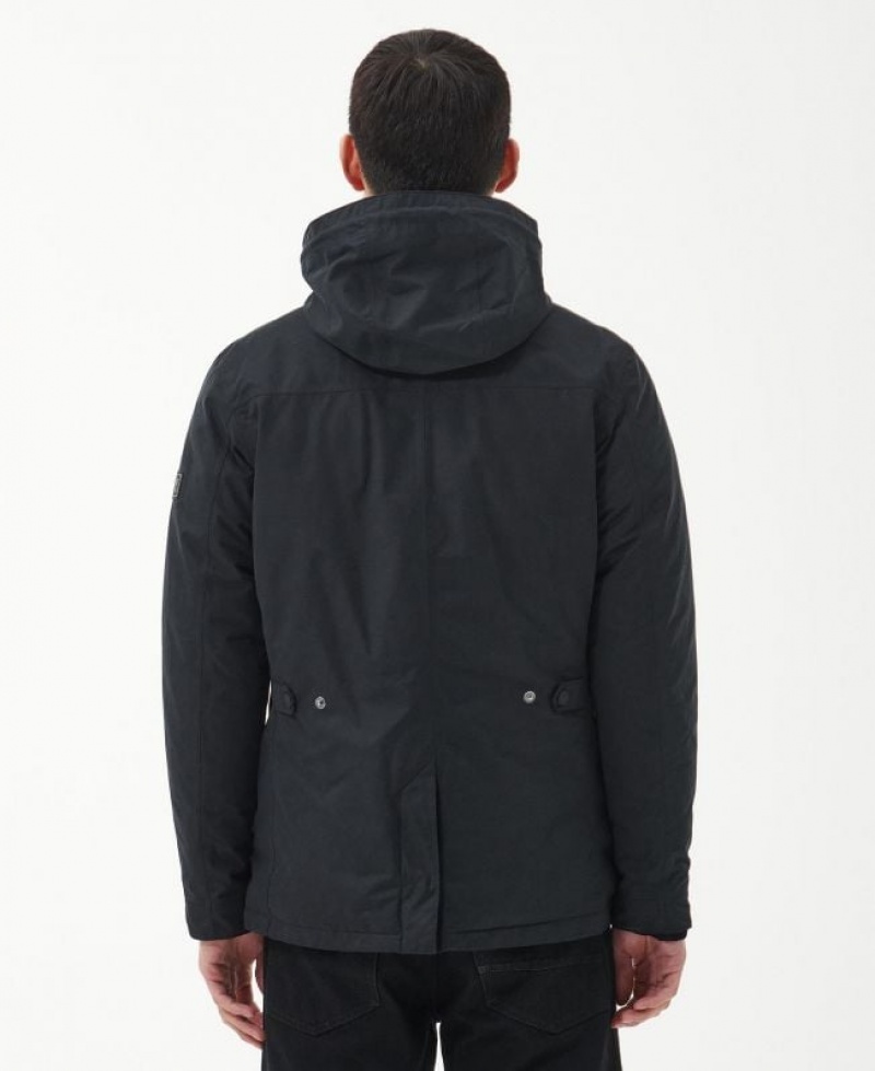 Black Men Barbour International Handle Waterproof Jacket | US-4109CJXIL