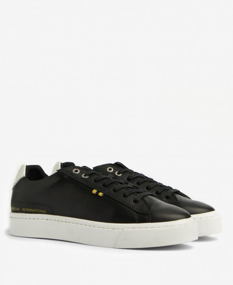 Black Men Barbour International Helm Sneakers | US-9863IHAXT