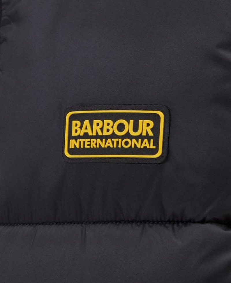 Black Men Barbour International Hoxton Vest | US-1380JNKYZ