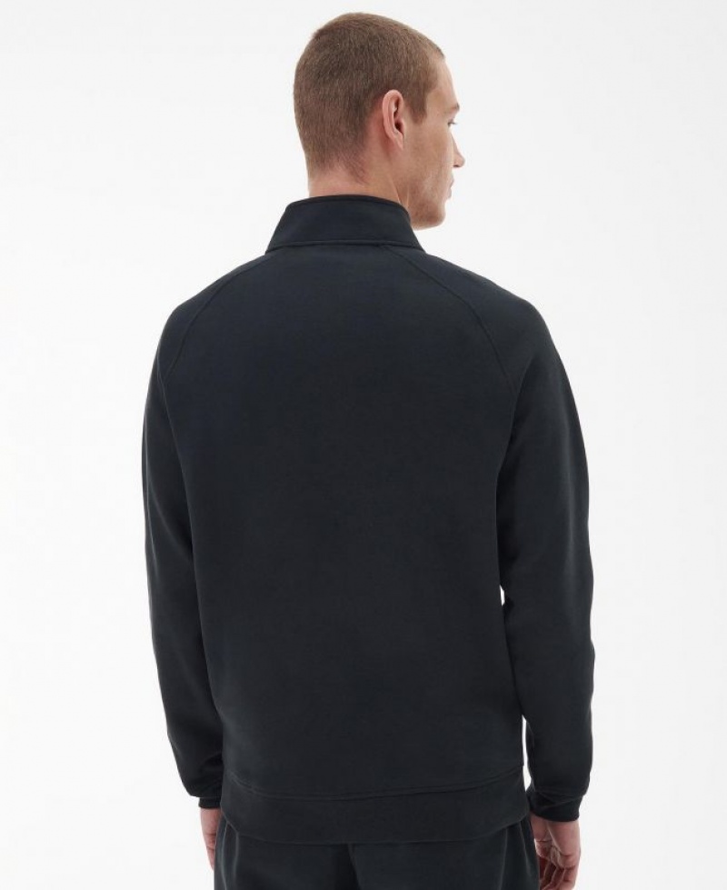 Black Men Barbour International Motored Sweatshirt | US-7536PRFKT