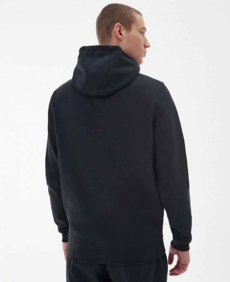 Black Men Barbour International Motored Hoodie | US-8345BUSCK