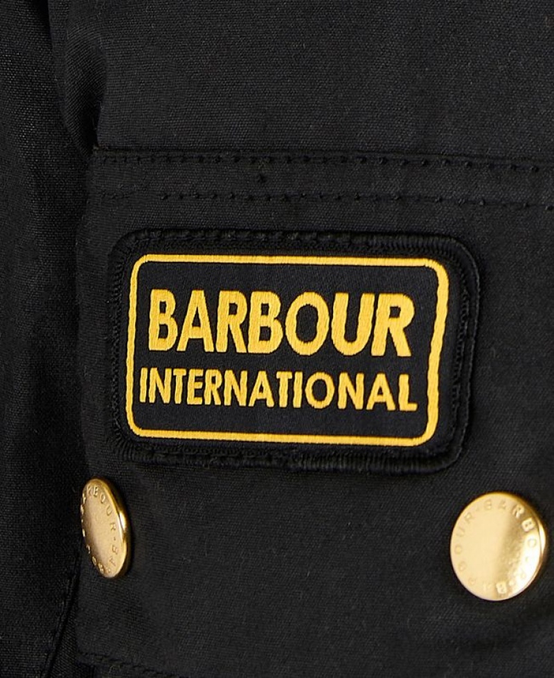 Black Men Barbour International Original Waxed Jacket | US-6392VIFUO