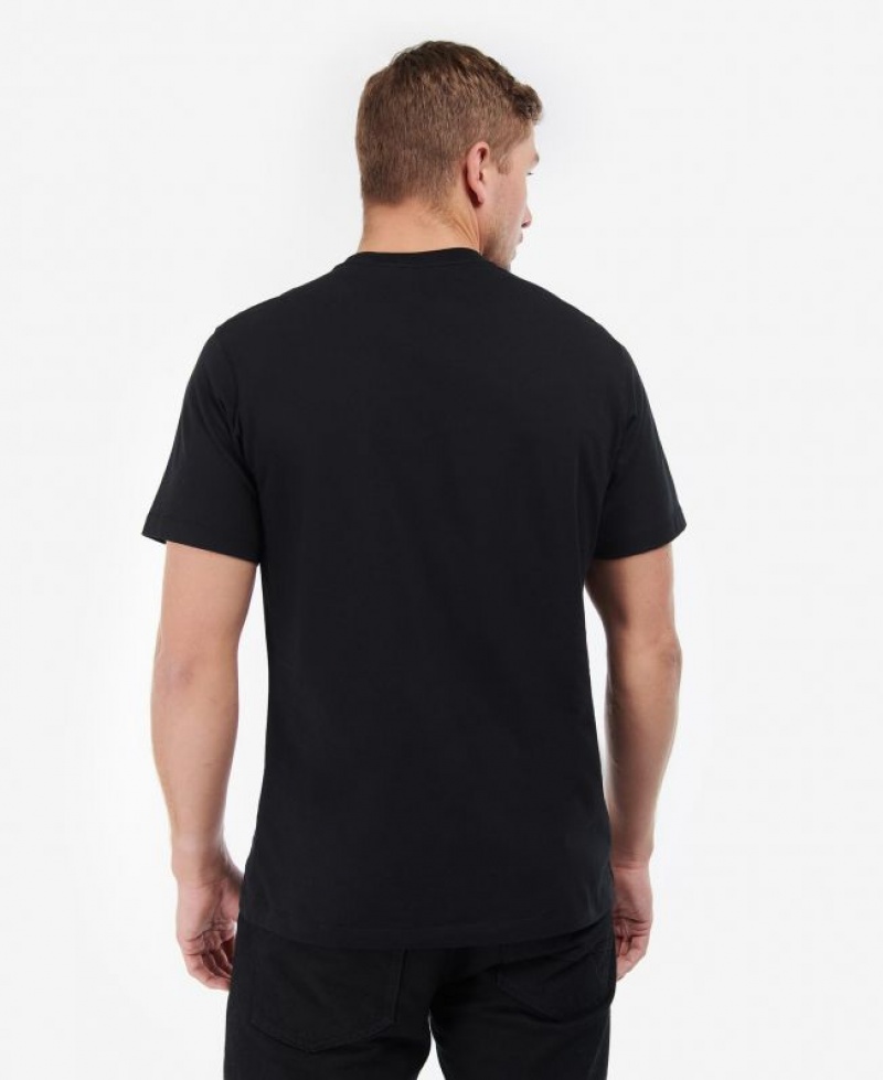 Black Men Barbour International Radok Pocket T-Shirts | US-2548YTPXU