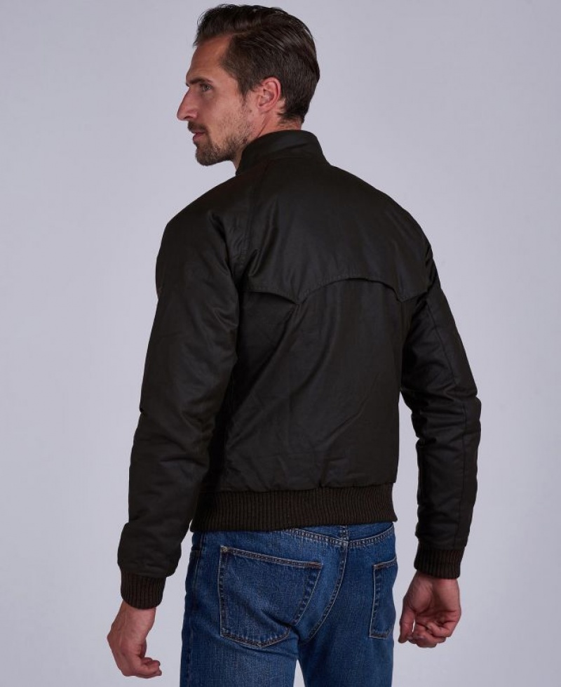 Black Men Barbour International Steve McQueen™ Merchant Waxed Jacket | US-4392PKHMJ