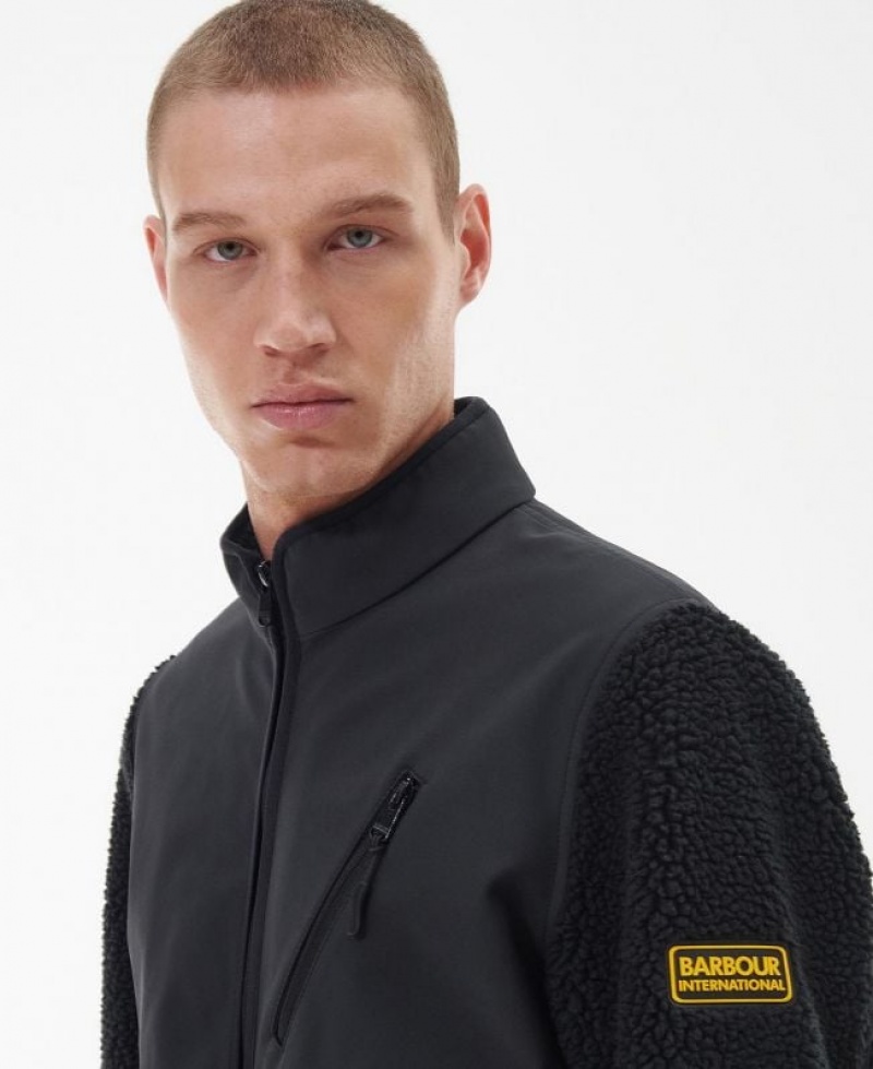 Black Men Barbour International Tech Fleece | US-1423KVZTB