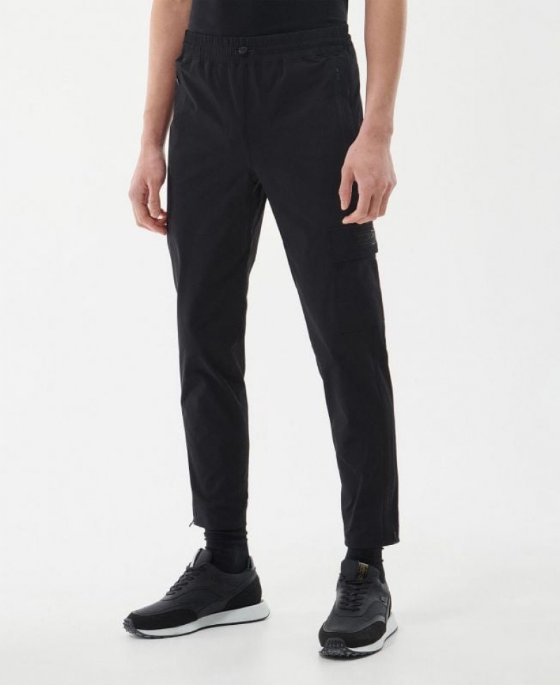 Black Men Barbour International Tech Pants | US-8960EPTMW