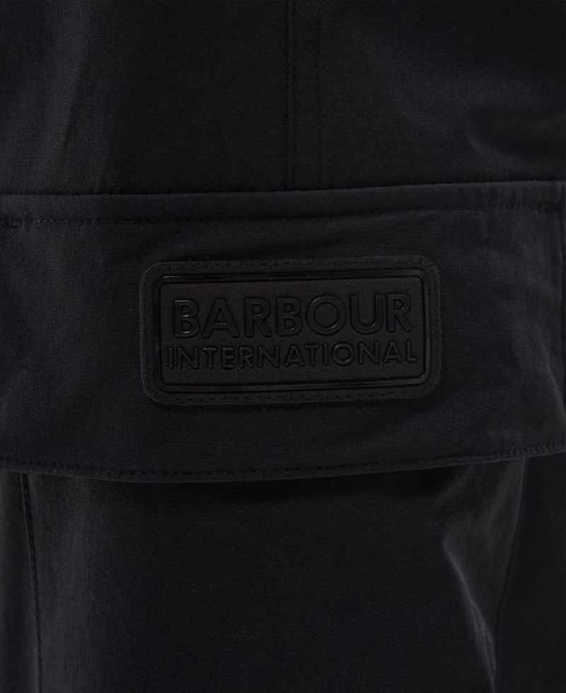 Black Men Barbour International Tech Pants | US-8960EPTMW