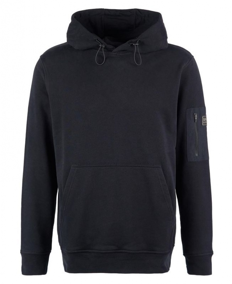 Black Men Barbour International Tempo Hoodie | US-4872ZJXFB