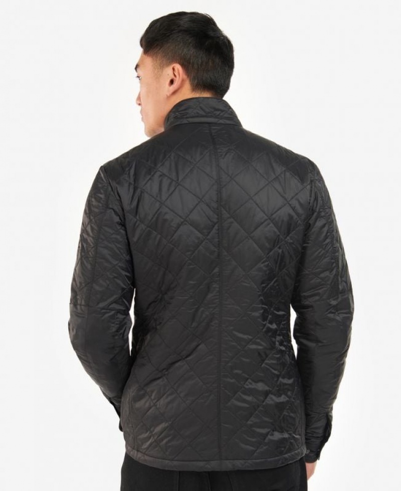 Black Men Barbour International Tourer Ariel Quilted Jacket | US-3851HOGNR