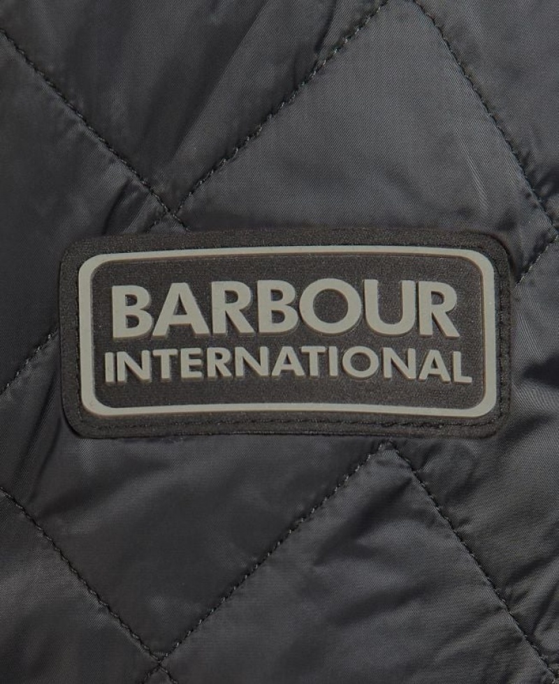 Black Men Barbour International Tourer Ariel Quilted Jacket | US-3851HOGNR