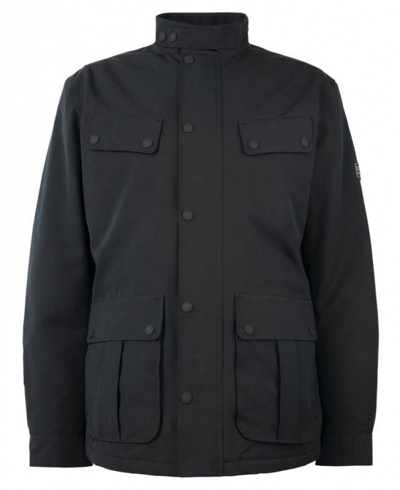 Black Men Barbour International Tourer Duke Waterproof Jacket | US-4659COFBY