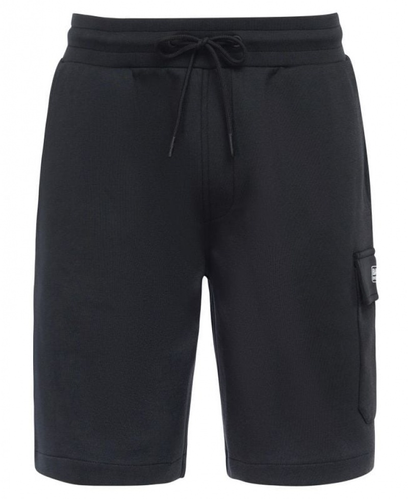 Black Men Barbour International Voyager Shorts | US-4216LOPZX