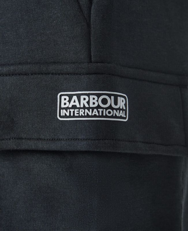 Black Men Barbour International Voyager Shorts | US-4216LOPZX