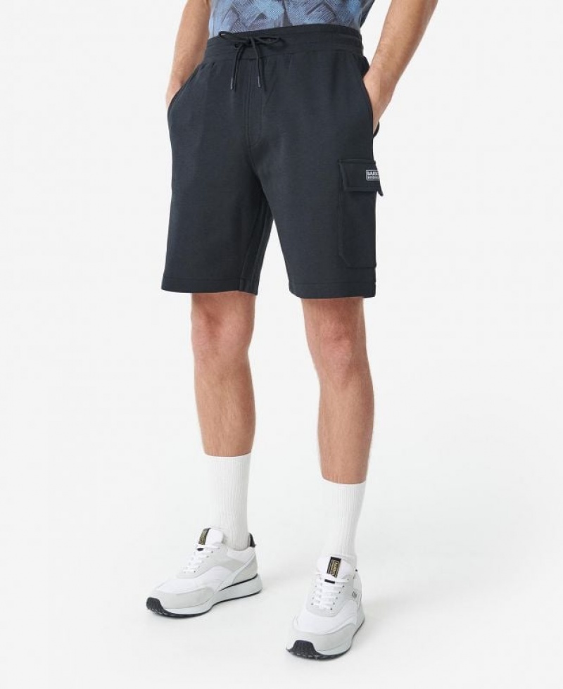 Black Men Barbour International Voyager Shorts | US-4216LOPZX