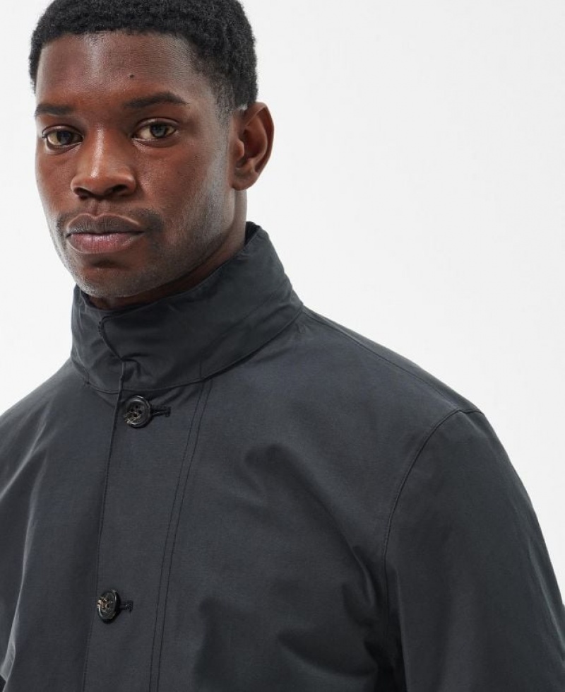 Black Men Barbour Kentwood Mac Waterproof Jacket | US-7326WYXRF