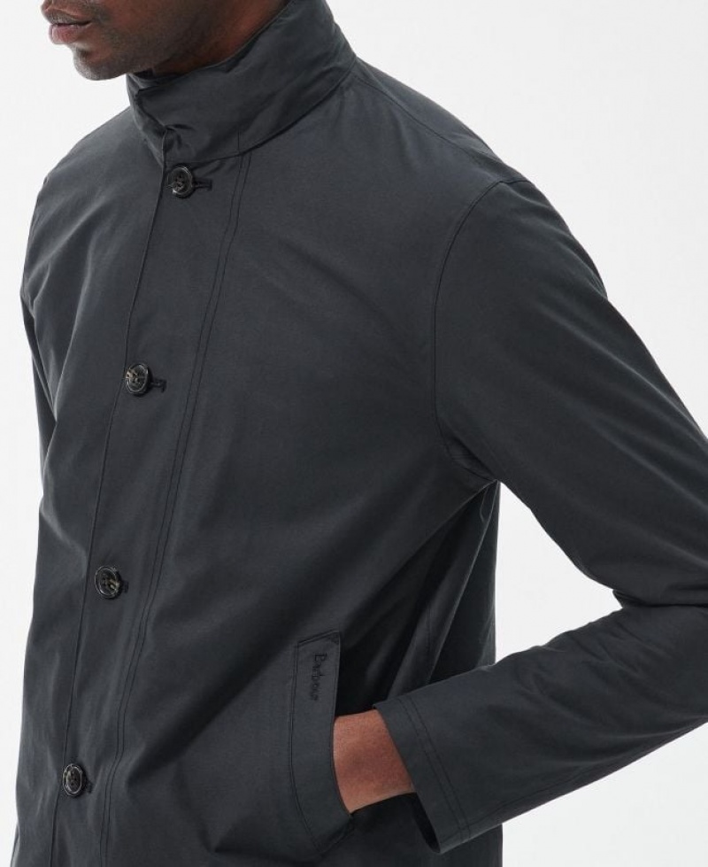 Black Men Barbour Kentwood Mac Waterproof Jacket | US-7326WYXRF