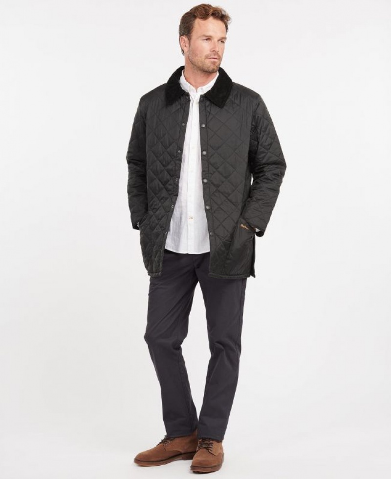 Black Men Barbour Liddesdale® Quilted Jacket | US-0138FSBZY