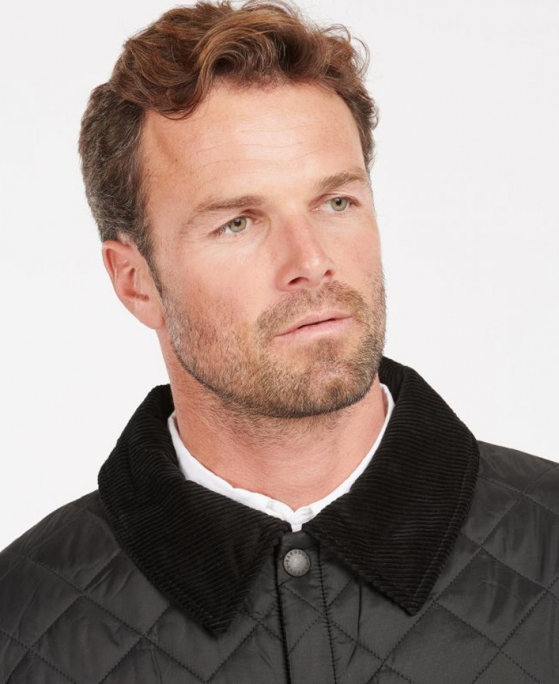 Black Men Barbour Liddesdale® Quilted Jacket | US-0138FSBZY