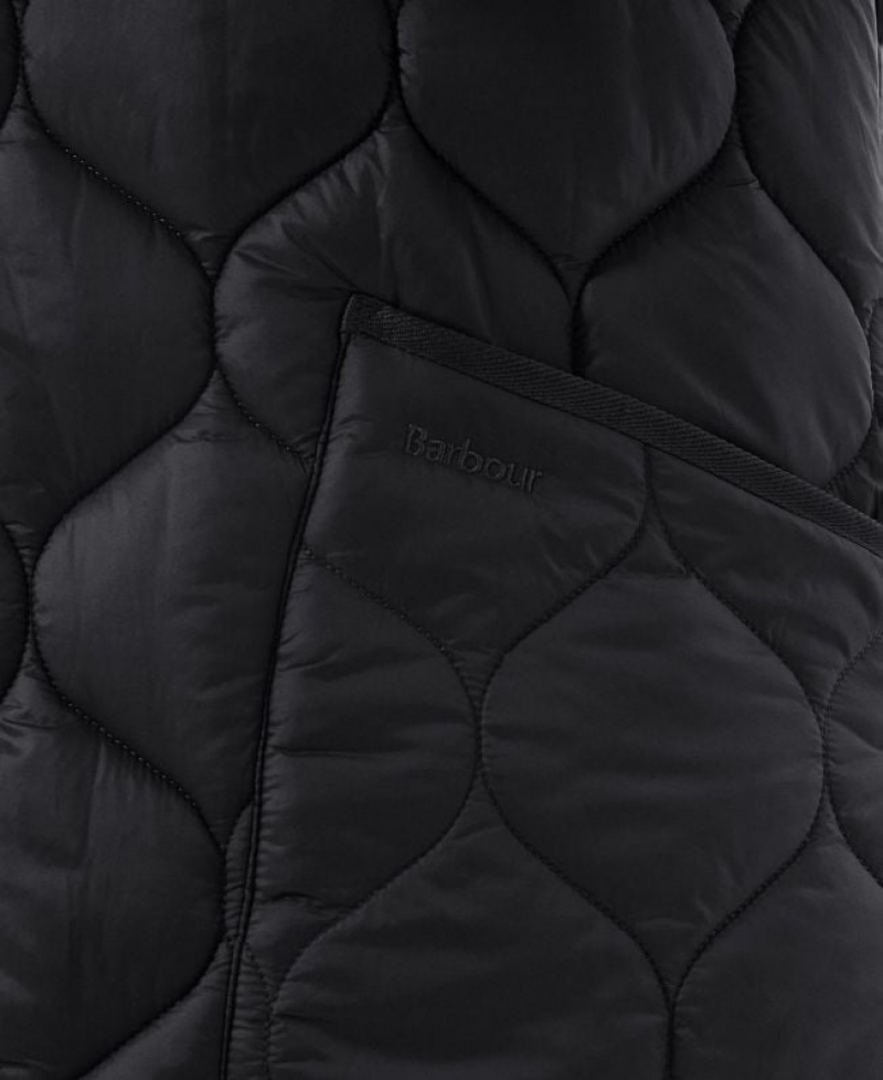 Black Men Barbour Lofty Quilted Jacket | US-2716VRAYJ