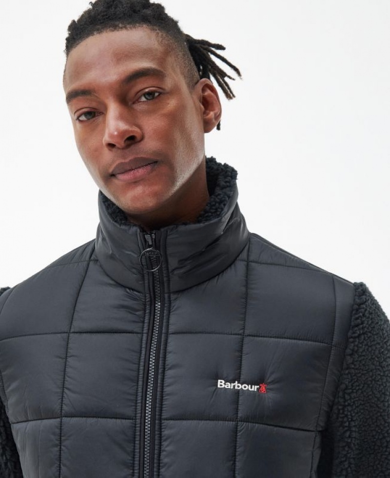 Black Men Barbour Lowfell Fleece | US-5786UESJP