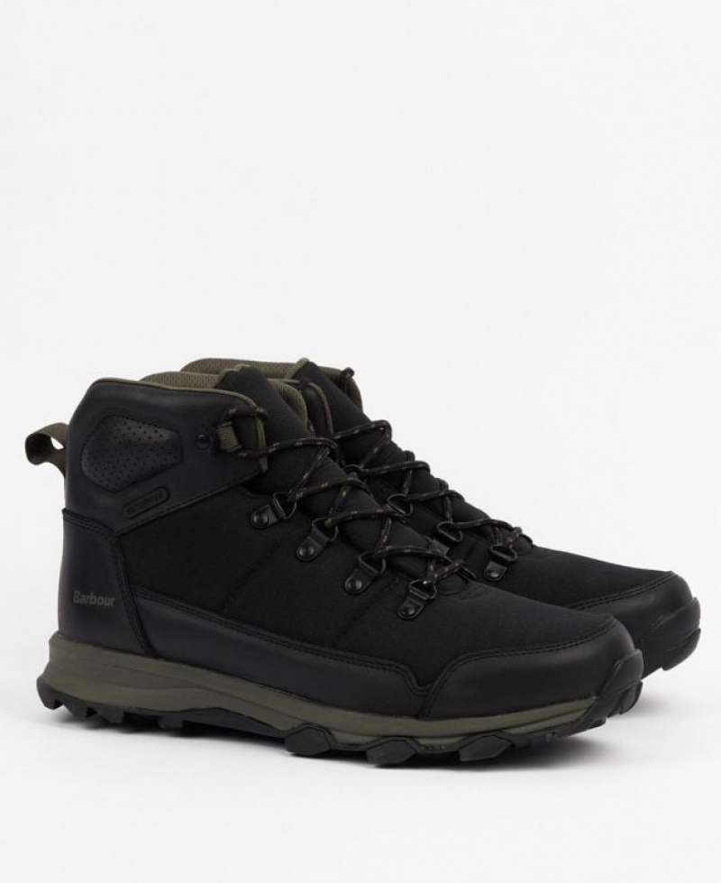 Black Men Barbour Malvern Boots | US-1748APMHN