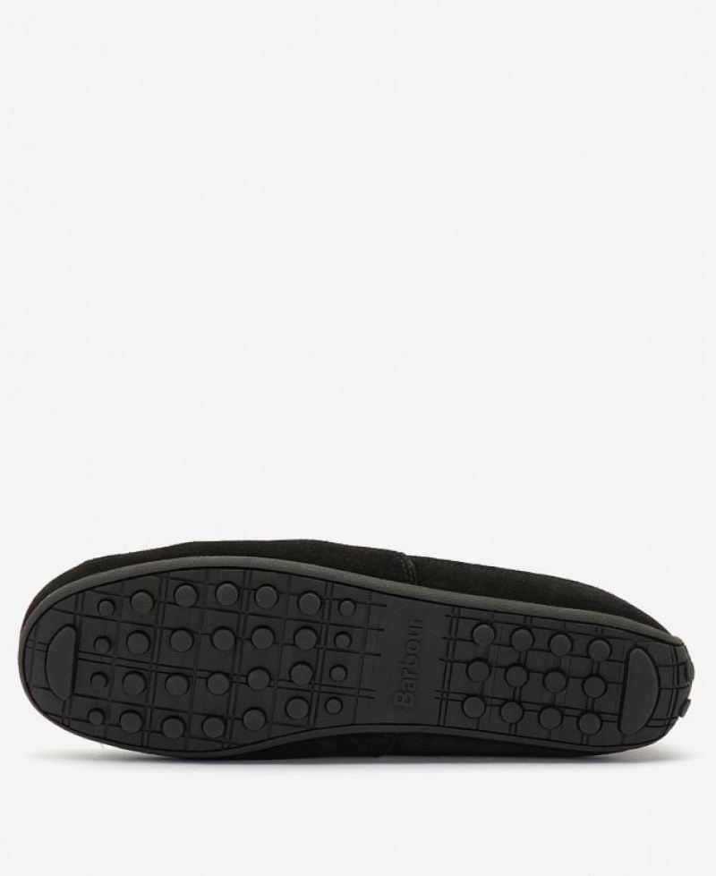 Black Men Barbour Martin Slippers | US-0593LWDJB