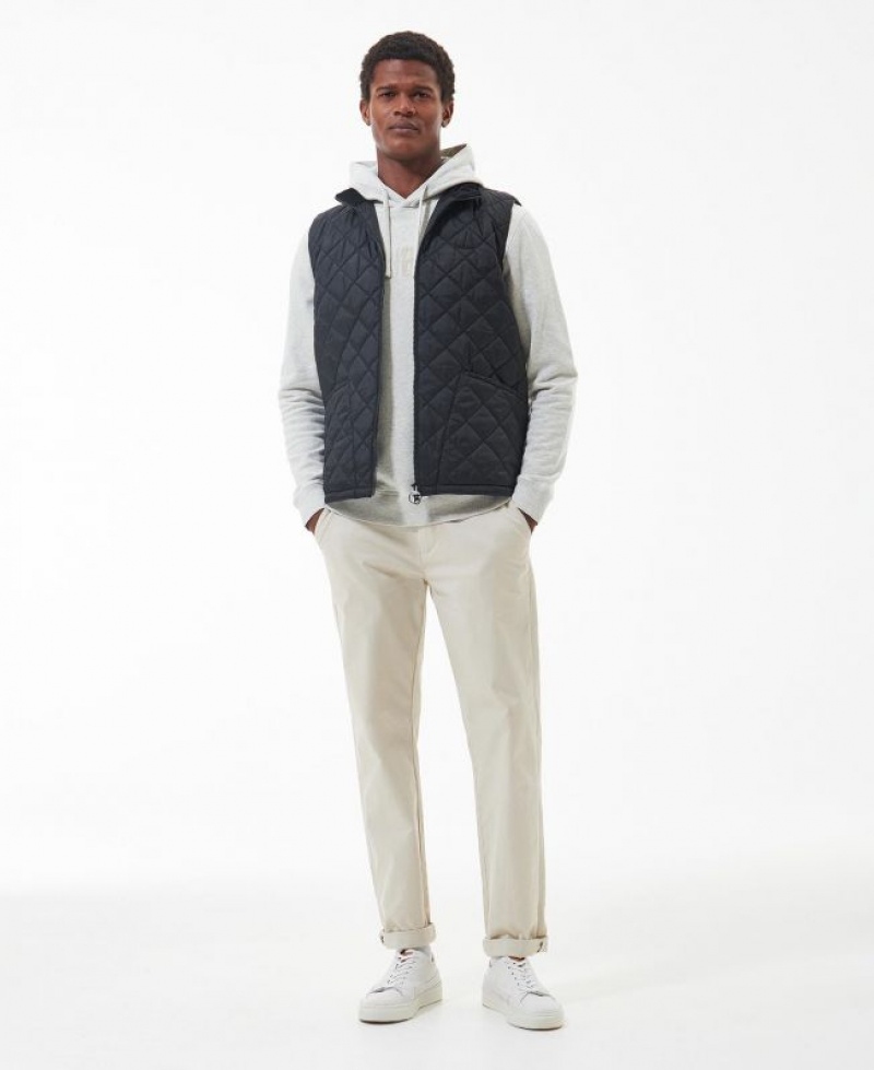 Black Men Barbour Monty Vest | US-7846RIXBU