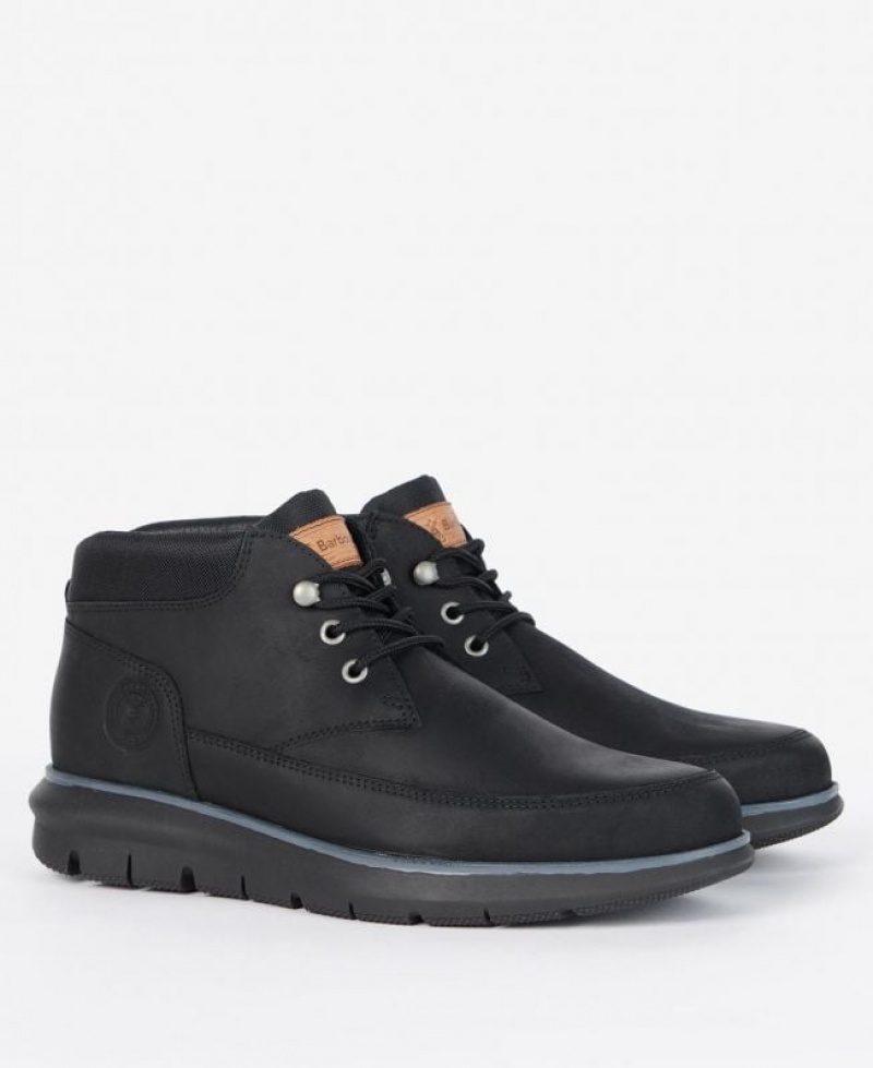 Black Men Barbour Morton Chukka Boots | US-4701HDUBG