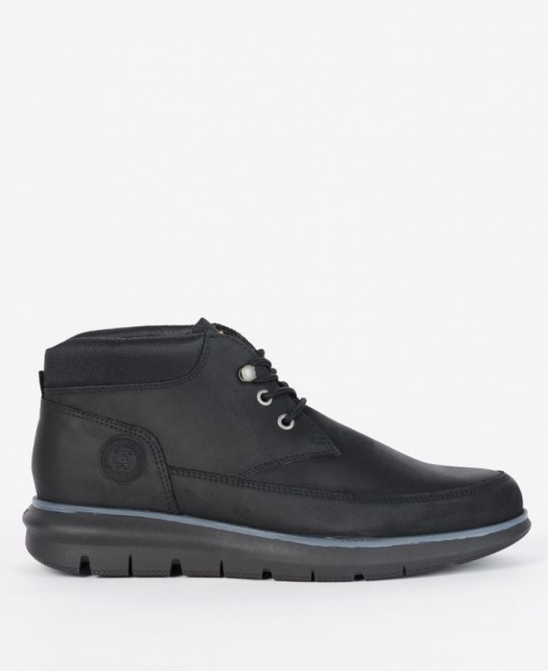 Black Men Barbour Morton Chukka Boots | US-4701HDUBG