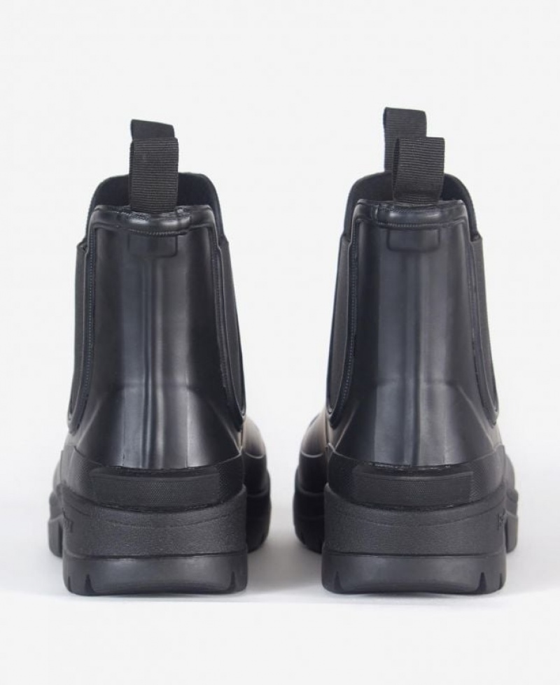 Black Men Barbour Nimbus Wellingtons Rain Boots | US-0789UDXJH