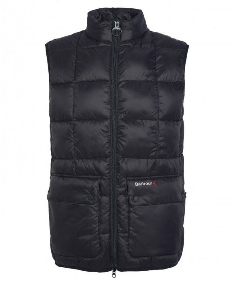 Black Men Barbour Ridge Vest | US-3206DUYIJ