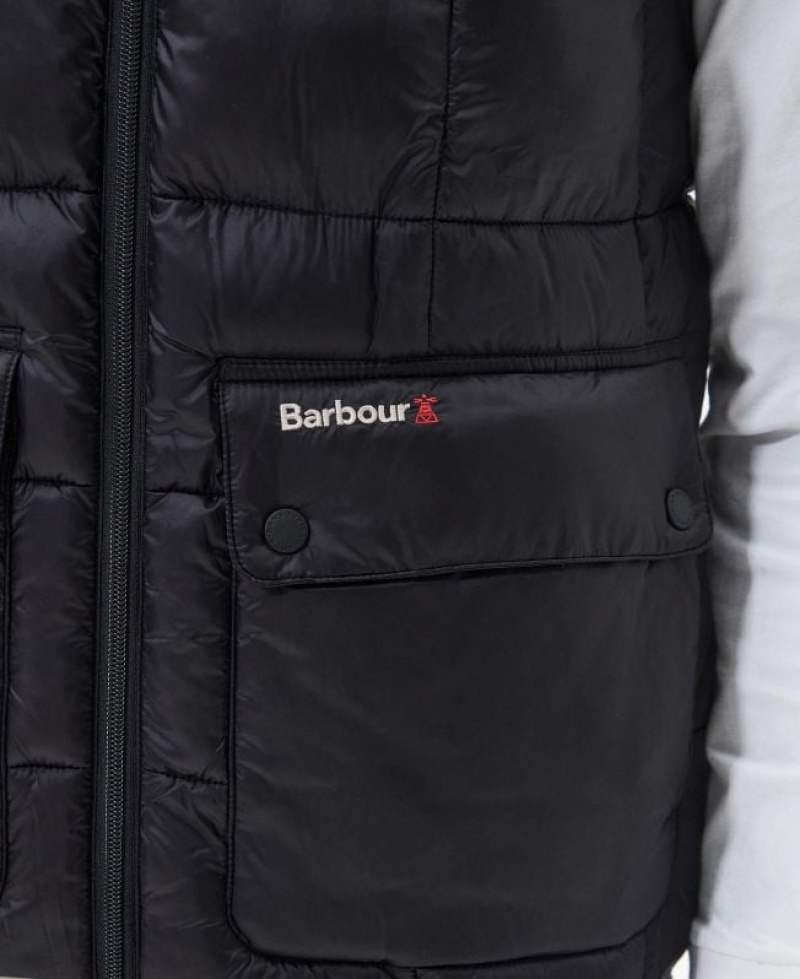 Black Men Barbour Ridge Vest | US-3206DUYIJ