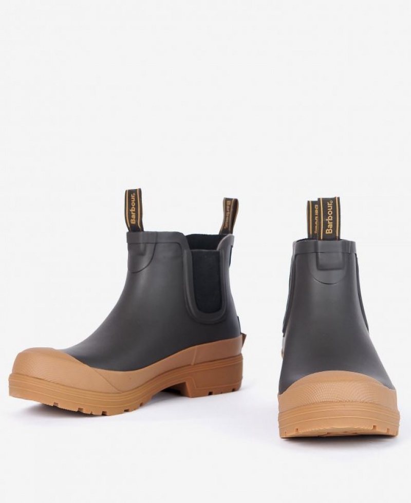 Black Men Barbour Storm Wellingtons Rain Boots | US-7150YBMHX