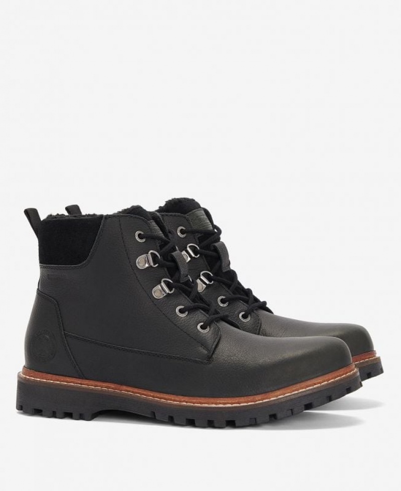 Black Men Barbour Storr Boots | US-5860OACEU