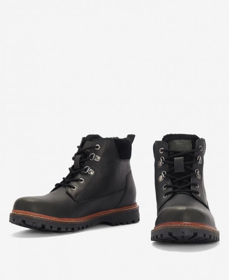 Black Men Barbour Storr Boots | US-5860OACEU