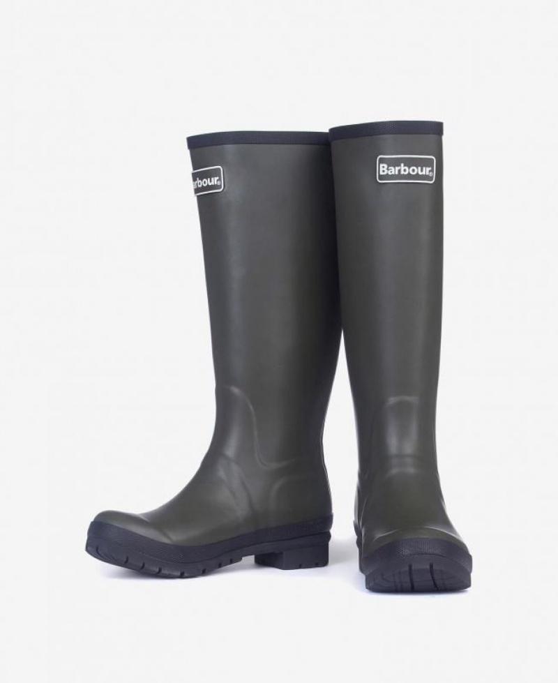 Black Women Barbour Abbey Wellington Rain Boots | US-8065CNPUJ