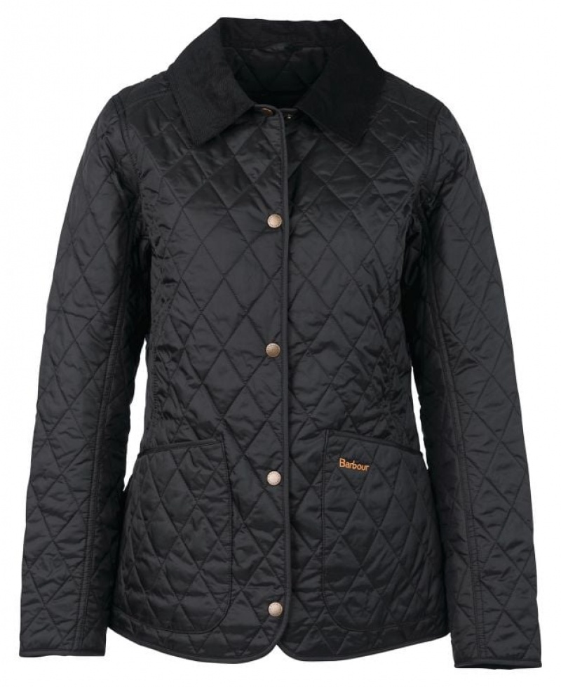 Black Women Barbour Annandale Quilted Jacket | US-4675ADBNG