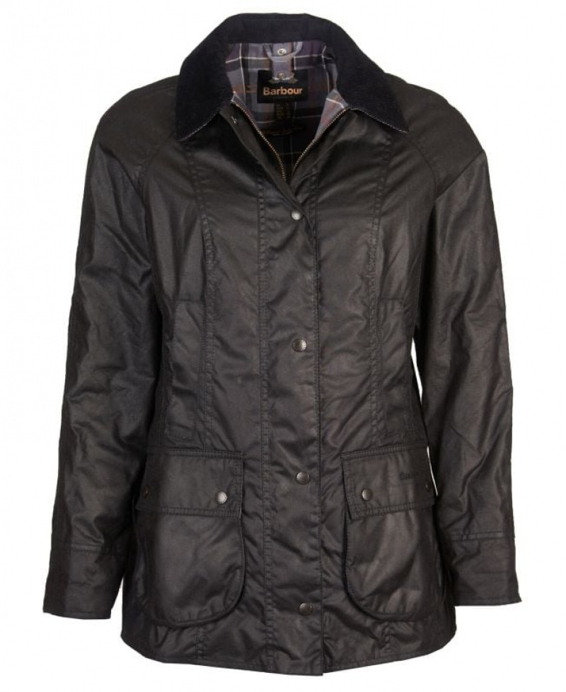 Black Women Barbour Beadnell® Waxed Jacket | US-6701LOHNF