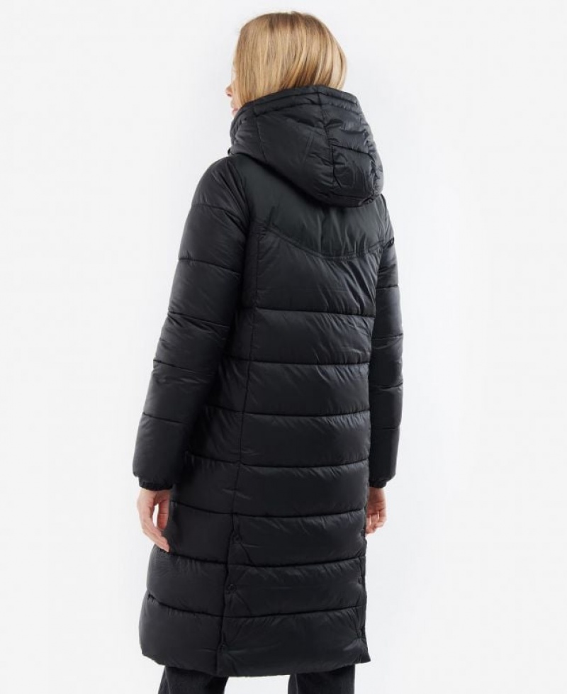 Black Women Barbour Buckton Quilted Jacket | US-7351PTERZ